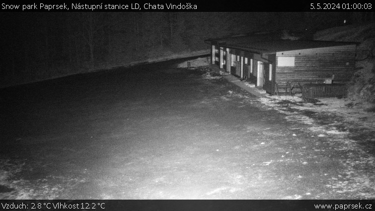 Snow park Paprsek - Nástupní stanice LD, Chata Vindoška - 5.5.2024 v 01:00