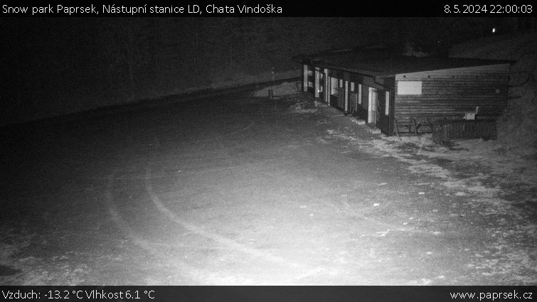 Snow park Paprsek - Nástupní stanice LD, Chata Vindoška - 8.5.2024 v 22:00