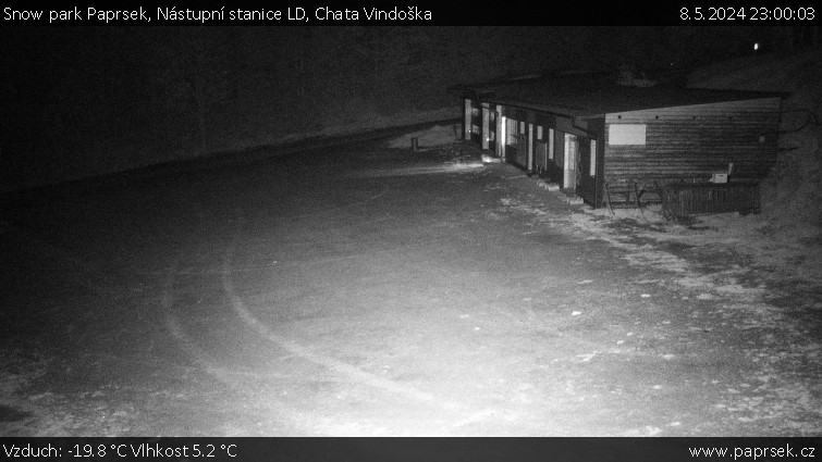 Snow park Paprsek - Nástupní stanice LD, Chata Vindoška - 8.5.2024 v 23:00