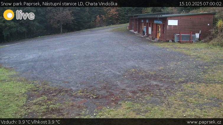 Snow park Paprsek - Nástupní stanice LD, Chata Vindoška - 15.10.2025 v 07:00 Snow park Paprsek - Nástupní stanice LD, Chata Vindoška - 15.10.2025 v 07:00