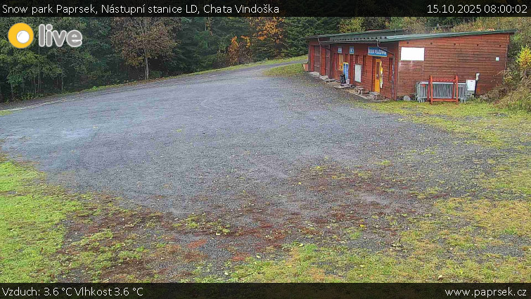 Snow park Paprsek - Nástupní stanice LD, Chata Vindoška - 15.10.2025 v 08:00 Snow park Paprsek - Nástupní stanice LD, Chata Vindoška - 15.10.2025 v 08:00