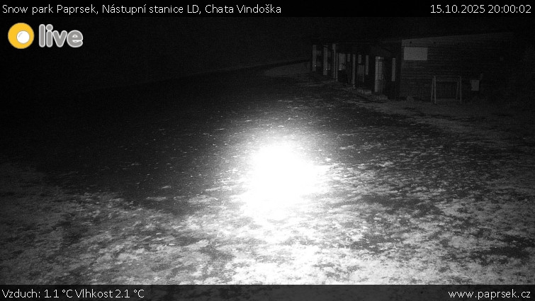 Snow park Paprsek - Nástupní stanice LD, Chata Vindoška - 15.10.2025 v 20:00 Snow park Paprsek - Nástupní stanice LD, Chata Vindoška - 15.10.2025 v 20:00