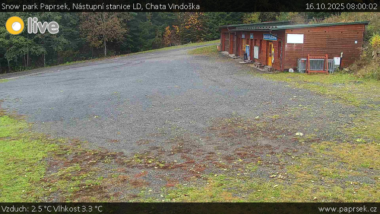 Snow park Paprsek - Nástupní stanice LD, Chata Vindoška - 16.10.2025 v 08:00 Snow park Paprsek - Nástupní stanice LD, Chata Vindoška - 16.10.2025 v 08:00