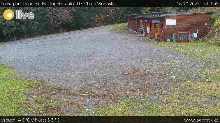 Snow park Paprsek - Nástupní stanice LD, Chata Vindoška - 16.10.2025 v 15:00 Snow park Paprsek - Nástupní stanice LD, Chata Vindoška - 16.10.2025 v 15:00