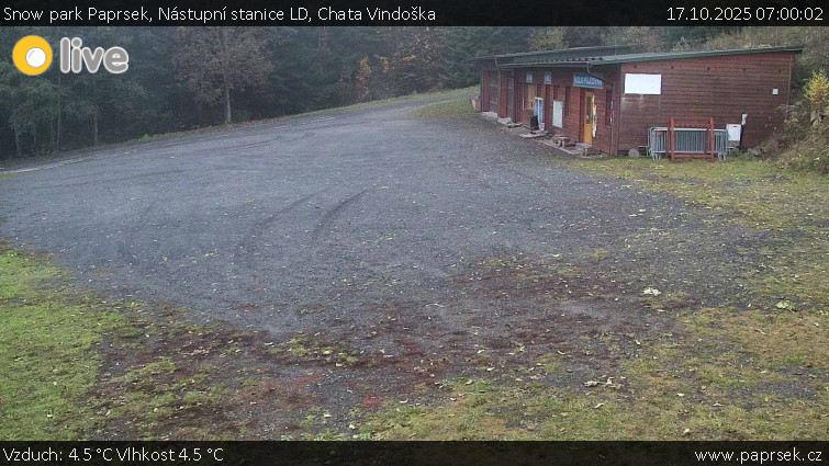 Snow park Paprsek - Nástupní stanice LD, Chata Vindoška - 17.10.2025 v 07:00 Snow park Paprsek - Nástupní stanice LD, Chata Vindoška - 17.10.2025 v 07:00