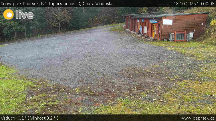 Snow park Paprsek - Nástupní stanice LD, Chata Vindoška - 18.10.2025 v 10:00 Snow park Paprsek - Nástupní stanice LD, Chata Vindoška - 18.10.2025 v 10:00