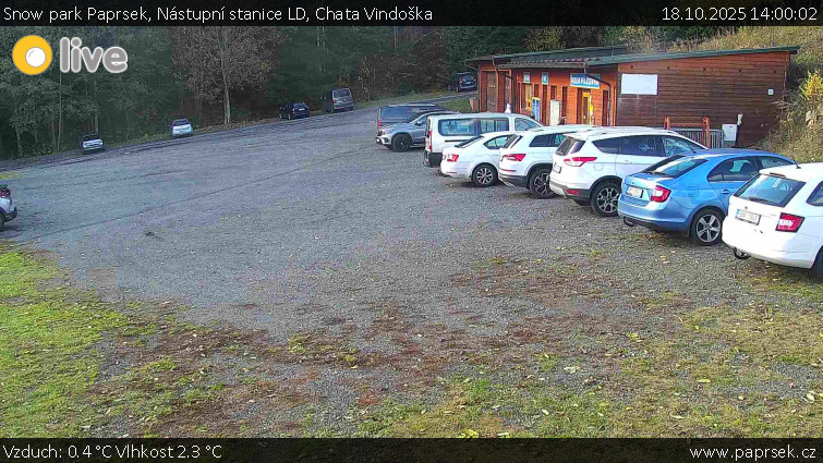 Snow park Paprsek - Nástupní stanice LD, Chata Vindoška - 18.10.2025 v 14:00 Snow park Paprsek - Nástupní stanice LD, Chata Vindoška - 18.10.2025 v 14:00