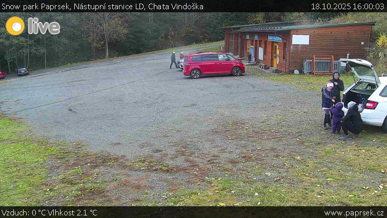 Snow park Paprsek - Nástupní stanice LD, Chata Vindoška - 18.10.2025 v 16:00 Snow park Paprsek - Nástupní stanice LD, Chata Vindoška - 18.10.2025 v 16:00