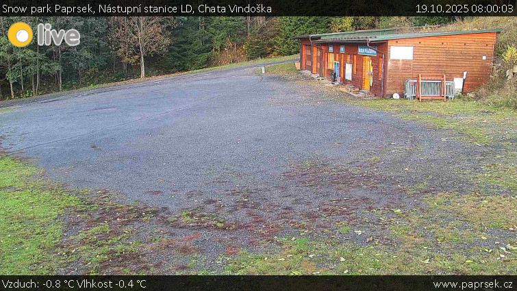 Snow park Paprsek - Nástupní stanice LD, Chata Vindoška - 19.10.2025 v 08:00 Snow park Paprsek - Nástupní stanice LD, Chata Vindoška - 19.10.2025 v 08:00