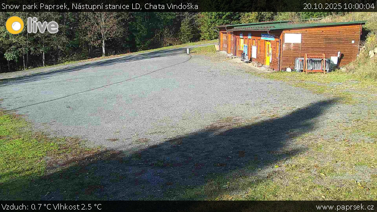 Snow park Paprsek - Nástupní stanice LD, Chata Vindoška - 20.10.2025 v 10:00 Snow park Paprsek - Nástupní stanice LD, Chata Vindoška - 20.10.2025 v 10:00