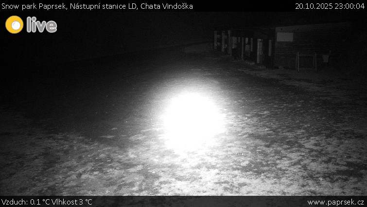 Snow park Paprsek - Nástupní stanice LD, Chata Vindoška - 20.10.2025 v 23:00 Snow park Paprsek - Nástupní stanice LD, Chata Vindoška - 20.10.2025 v 23:00