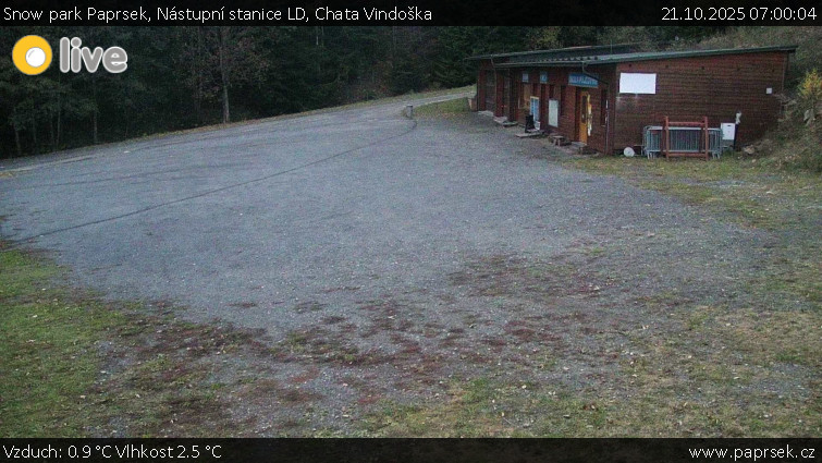 Snow park Paprsek - Nástupní stanice LD, Chata Vindoška - 21.10.2025 v 07:00 Snow park Paprsek - Nástupní stanice LD, Chata Vindoška - 21.10.2025 v 07:00