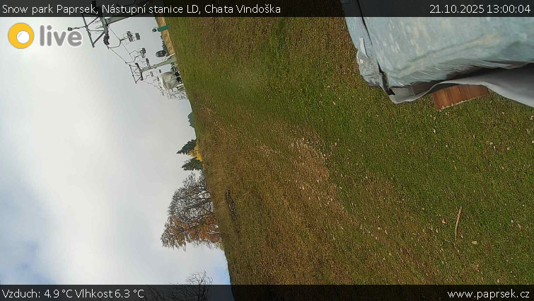 Snow park Paprsek - Nástupní stanice LD, Chata Vindoška - 21.10.2025 v 13:00 Snow park Paprsek - Nástupní stanice LD, Chata Vindoška - 21.10.2025 v 13:00