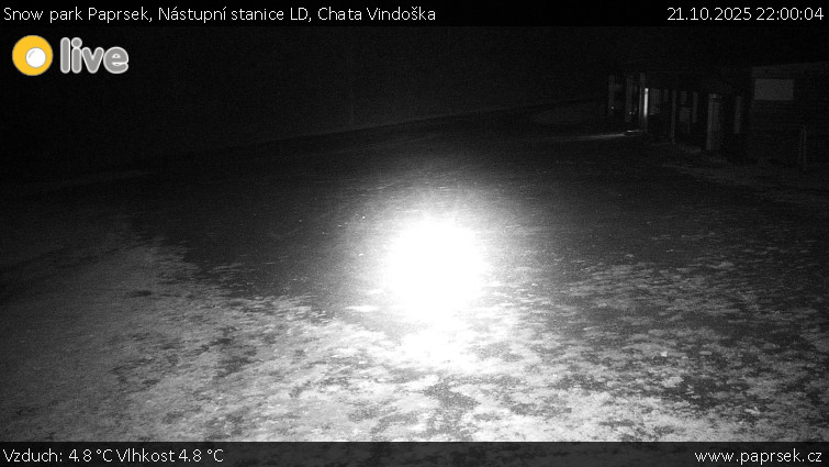 Snow park Paprsek - Nástupní stanice LD, Chata Vindoška - 21.10.2025 v 22:00 Snow park Paprsek - Nástupní stanice LD, Chata Vindoška - 21.10.2025 v 22:00