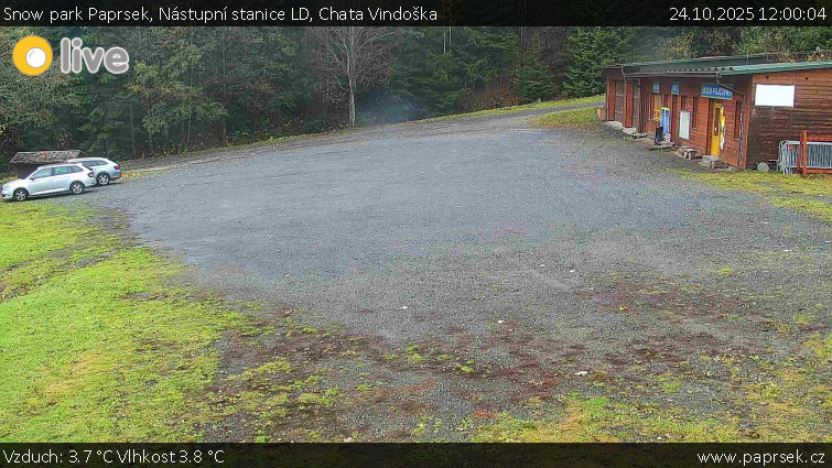Snow park Paprsek - Nástupní stanice LD, Chata Vindoška - 24.10.2025 v 12:00 Snow park Paprsek - Nástupní stanice LD, Chata Vindoška - 24.10.2025 v 12:00