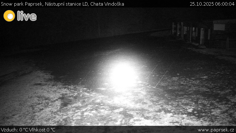 Snow park Paprsek - Nástupní stanice LD, Chata Vindoška - 25.10.2025 v 06:00 Snow park Paprsek - Nástupní stanice LD, Chata Vindoška - 25.10.2025 v 06:00