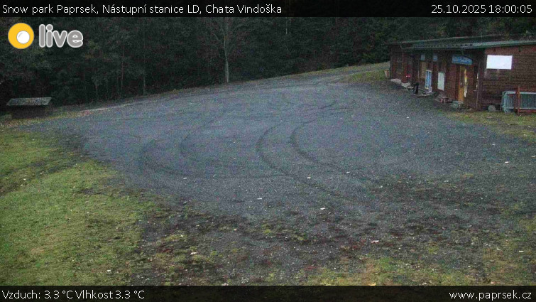Snow park Paprsek - Nástupní stanice LD, Chata Vindoška - 25.10.2025 v 18:00 Snow park Paprsek - Nástupní stanice LD, Chata Vindoška - 25.10.2025 v 18:00