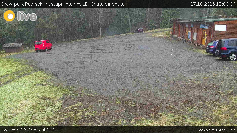 Snow park Paprsek - Nástupní stanice LD, Chata Vindoška - 27.10.2025 v 12:00 Snow park Paprsek - Nástupní stanice LD, Chata Vindoška - 27.10.2025 v 12:00