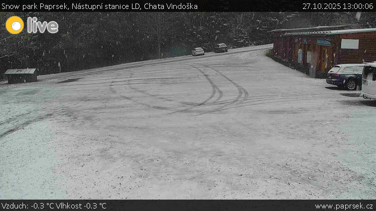 Snow park Paprsek - Nástupní stanice LD, Chata Vindoška - 27.10.2025 v 13:00 Snow park Paprsek - Nástupní stanice LD, Chata Vindoška - 27.10.2025 v 13:00