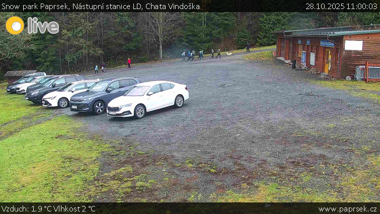 Snow park Paprsek - Nástupní stanice LD, Chata Vindoška - 28.10.2025 v 11:00 Snow park Paprsek - Nástupní stanice LD, Chata Vindoška - 28.10.2025 v 11:00