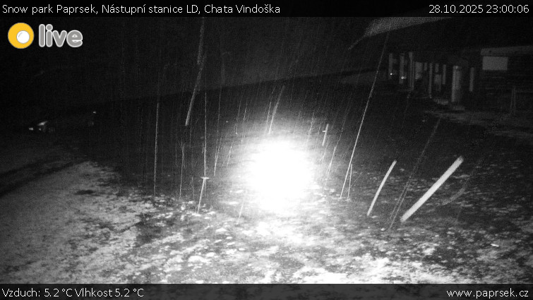 Snow park Paprsek - Nástupní stanice LD, Chata Vindoška - 28.10.2025 v 23:00 Snow park Paprsek - Nástupní stanice LD, Chata Vindoška - 28.10.2025 v 23:00