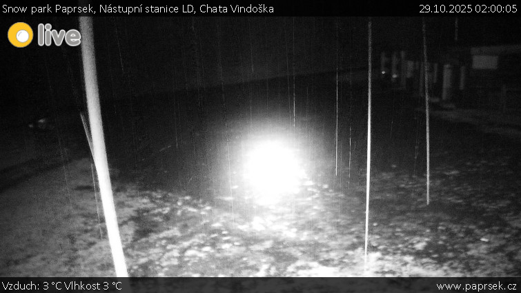 Snow park Paprsek - Nástupní stanice LD, Chata Vindoška - 29.10.2025 v 02:00 Snow park Paprsek - Nástupní stanice LD, Chata Vindoška - 29.10.2025 v 02:00