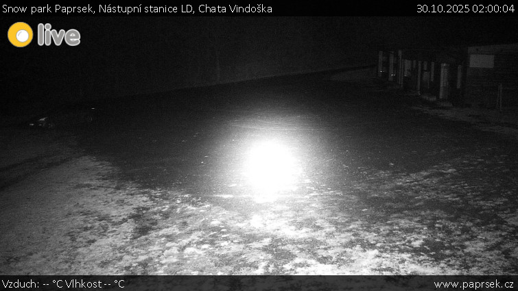 Snow park Paprsek - Nástupní stanice LD, Chata Vindoška - 30.10.2025 v 02:00 Snow park Paprsek - Nástupní stanice LD, Chata Vindoška - 30.10.2025 v 02:00