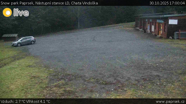 Snow park Paprsek - Nástupní stanice LD, Chata Vindoška - 30.10.2025 v 17:00 Snow park Paprsek - Nástupní stanice LD, Chata Vindoška - 30.10.2025 v 17:00