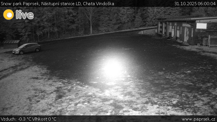 Snow park Paprsek - Nástupní stanice LD, Chata Vindoška - 31.10.2025 v 06:00 Snow park Paprsek - Nástupní stanice LD, Chata Vindoška - 31.10.2025 v 06:00