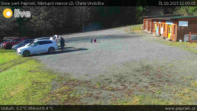 Snow park Paprsek - Nástupní stanice LD, Chata Vindoška - 31.10.2025 v 11:00 Snow park Paprsek - Nástupní stanice LD, Chata Vindoška - 31.10.2025 v 11:00