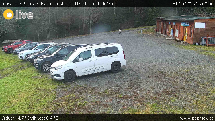 Snow park Paprsek - Nástupní stanice LD, Chata Vindoška - 31.10.2025 v 15:00 Snow park Paprsek - Nástupní stanice LD, Chata Vindoška - 31.10.2025 v 15:00