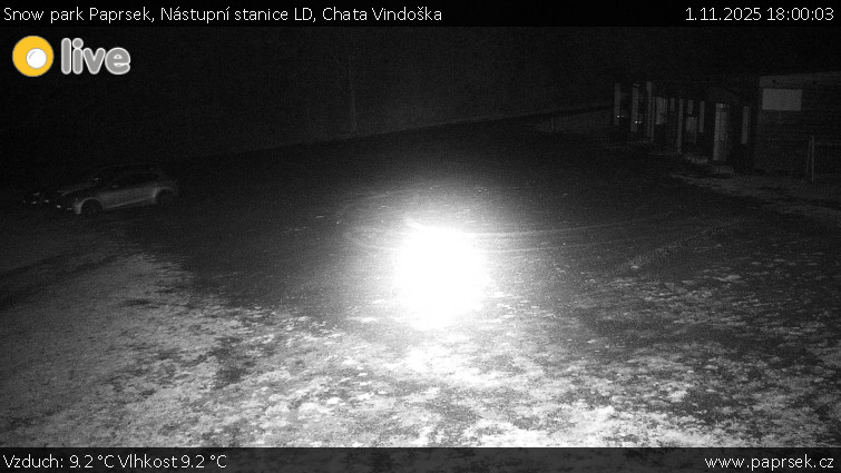 Snow park Paprsek - Nástupní stanice LD, Chata Vindoška - 1.11.2025 v 18:00 Snow park Paprsek - Nástupní stanice LD, Chata Vindoška - 1.11.2025 v 18:00