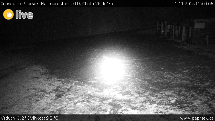 Snow park Paprsek - Nástupní stanice LD, Chata Vindoška - 2.11.2025 v 02:00 Snow park Paprsek - Nástupní stanice LD, Chata Vindoška - 2.11.2025 v 02:00