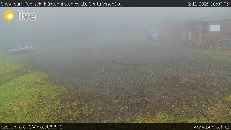 Snow park Paprsek - Nástupní stanice LD, Chata Vindoška - 2.11.2025 v 10:00 Snow park Paprsek - Nástupní stanice LD, Chata Vindoška - 2.11.2025 v 10:00