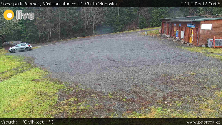 Snow park Paprsek - Nástupní stanice LD, Chata Vindoška - 2.11.2025 v 12:00 Snow park Paprsek - Nástupní stanice LD, Chata Vindoška - 2.11.2025 v 12:00