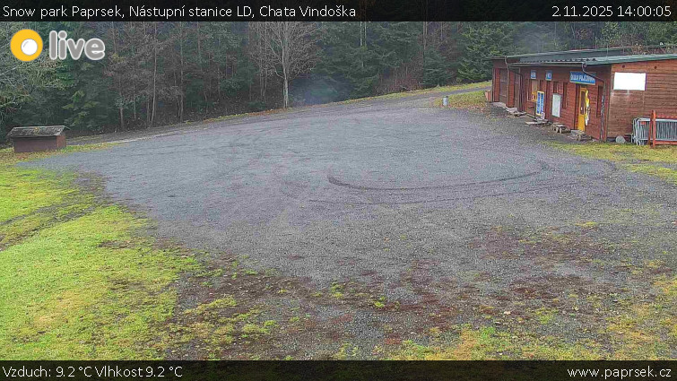 Snow park Paprsek - Nástupní stanice LD, Chata Vindoška - 2.11.2025 v 14:00 Snow park Paprsek - Nástupní stanice LD, Chata Vindoška - 2.11.2025 v 14:00