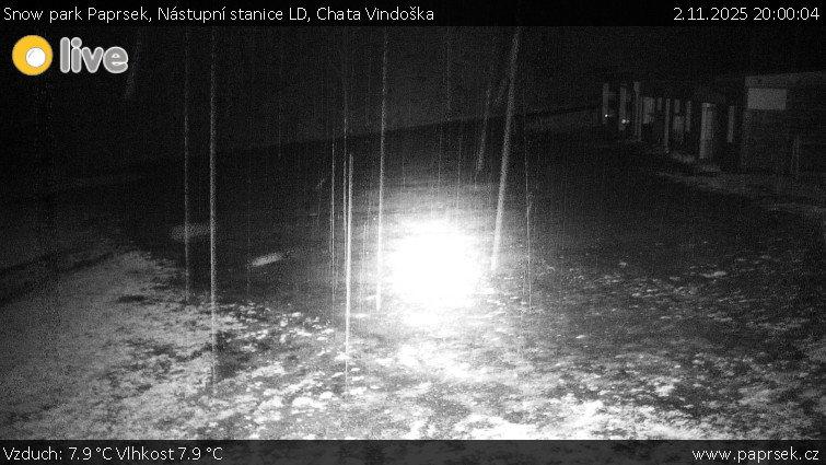 Snow park Paprsek - Nástupní stanice LD, Chata Vindoška - 2.11.2025 v 20:00 Snow park Paprsek - Nástupní stanice LD, Chata Vindoška - 2.11.2025 v 20:00