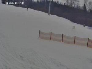 Skiareál Mosty u Jablunkova - Spodní část sjezdovky č. 1 - 5.1.2026 v 15:00 Skiareál Mosty u Jablunkova - Spodní část sjezdovky č. 1 - 5.1.2026 v 15:00