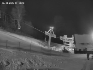 Skiareál Mosty u Jablunkova - Spodní část sjezdovky č. 1 - 6.1.2026 v 18:00 Skiareál Mosty u Jablunkova - Spodní část sjezdovky č. 1 - 6.1.2026 v 18:00