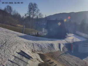 Skiareál Mosty u Jablunkova - Spodní část sjezdovky č. 1 - 5.3.2026 v 17:00 Skiareál Mosty u Jablunkova - Spodní část sjezdovky č. 1 - 5.3.2026 v 17:00
