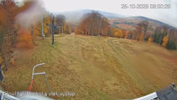 Vrchol Bouřňák, pohled na jih