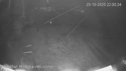 Vrchol Bouřňák, pohled na jih