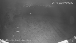 Vrchol Bouřňák, pohled na jih