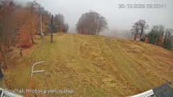 Vrchol Bouřňák, pohled na jih