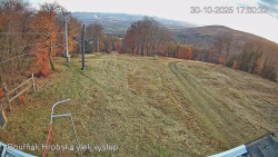 Vrchol Bouřňák, pohled na jih