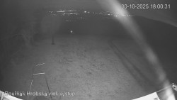 Vrchol Bouřňák, pohled na jih