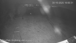 Vrchol Bouřňák, pohled na jih