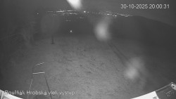 Vrchol Bouřňák, pohled na jih