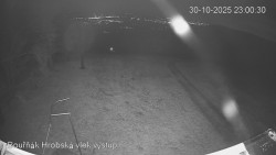 Vrchol Bouřňák, pohled na jih