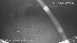 Vrchol Bouřňák, pohled na jih